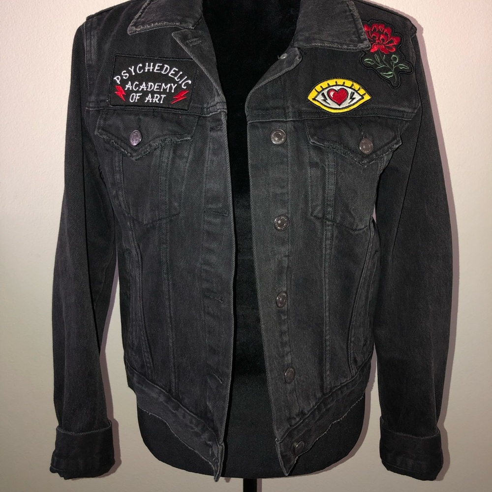 Forever 21 black denim jacket.